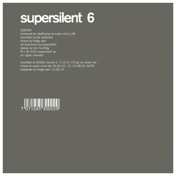 Various Artists: Supersilent 6